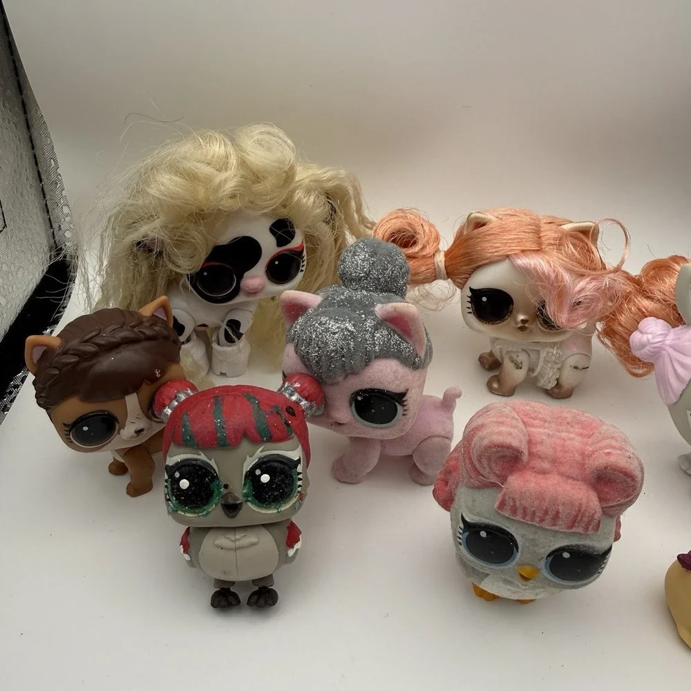 LOL Surprise Doll Pet Lot 11 Cats Birds Dog Bunny Cow‎ Animals Varies Mixed